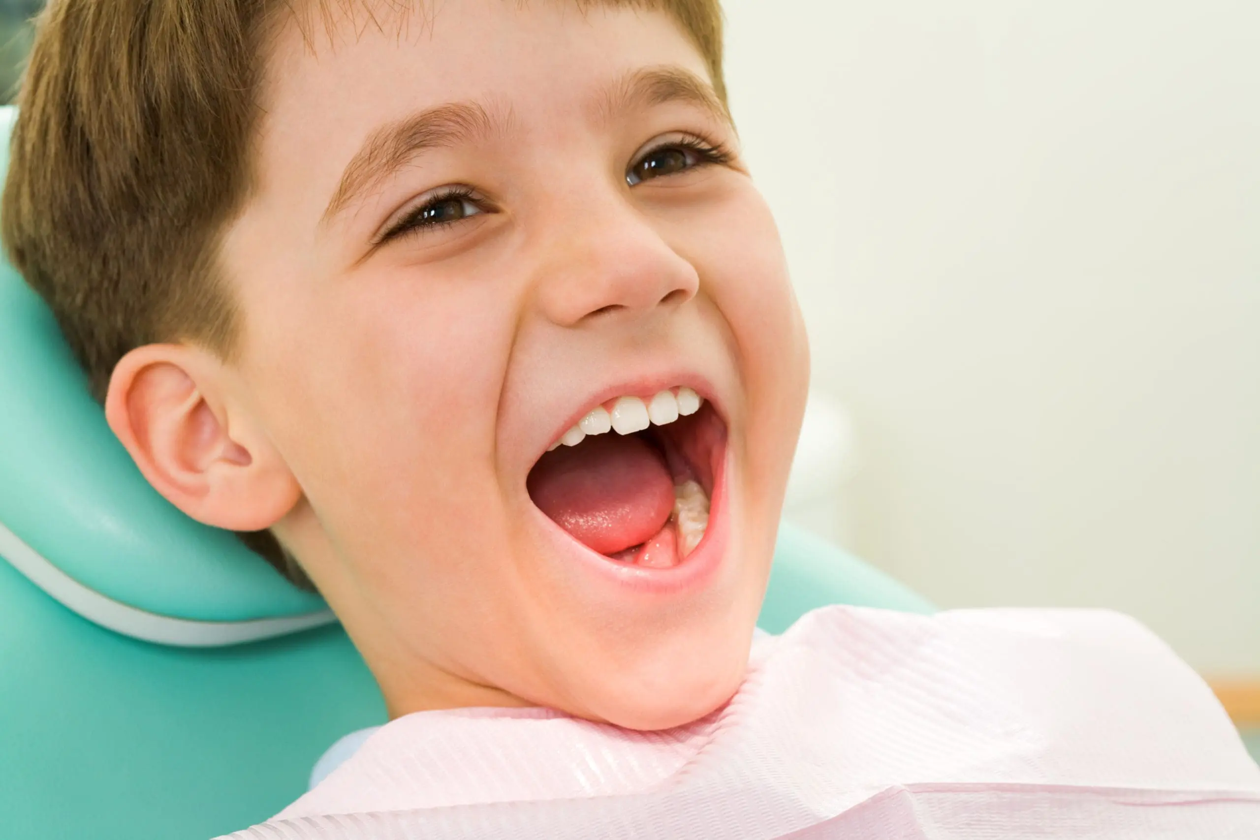 Child at the dentistry